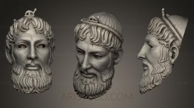 Busts and heads antique and historical (BUSTA_0274) 3D model for CNC machine